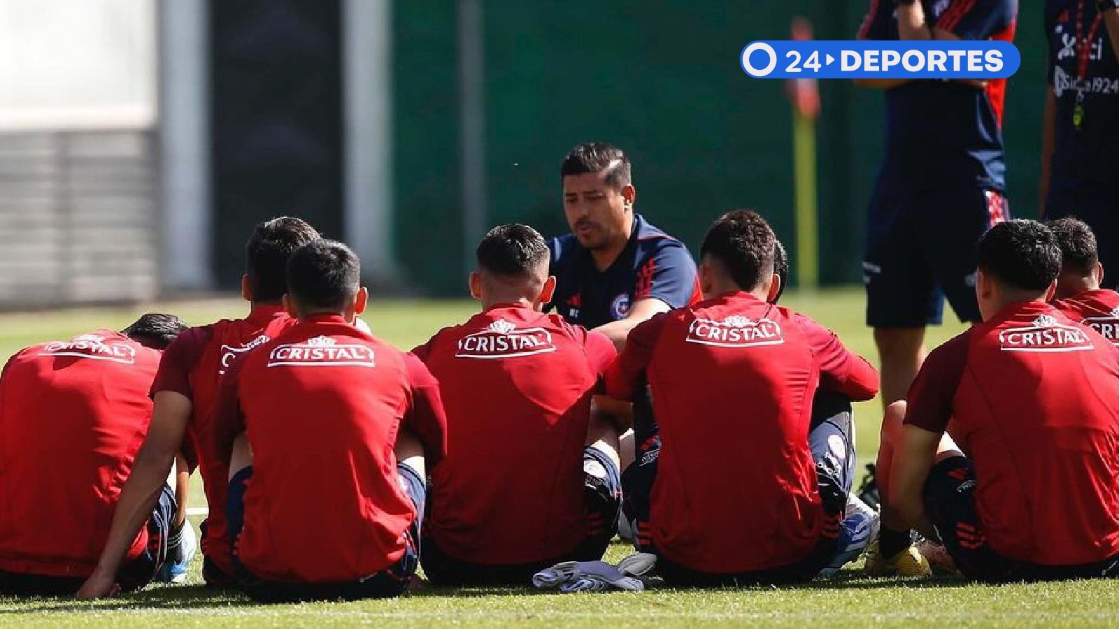 Nicolás Córdova entrenando con la Sub 23