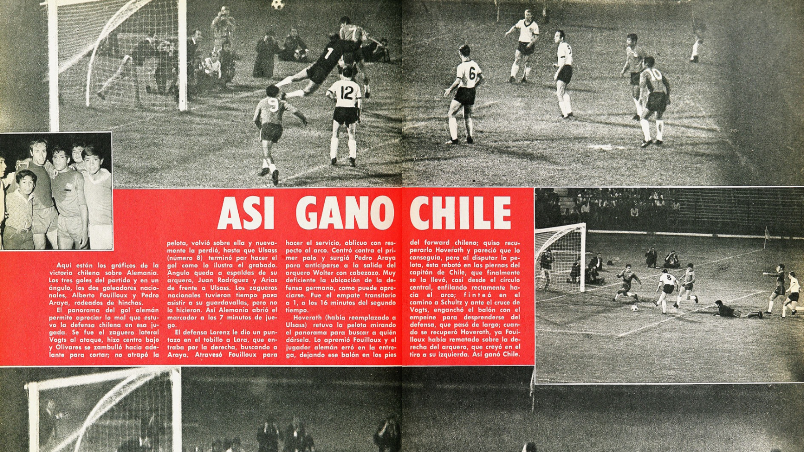 Chile vs. Alemania federal en 1968