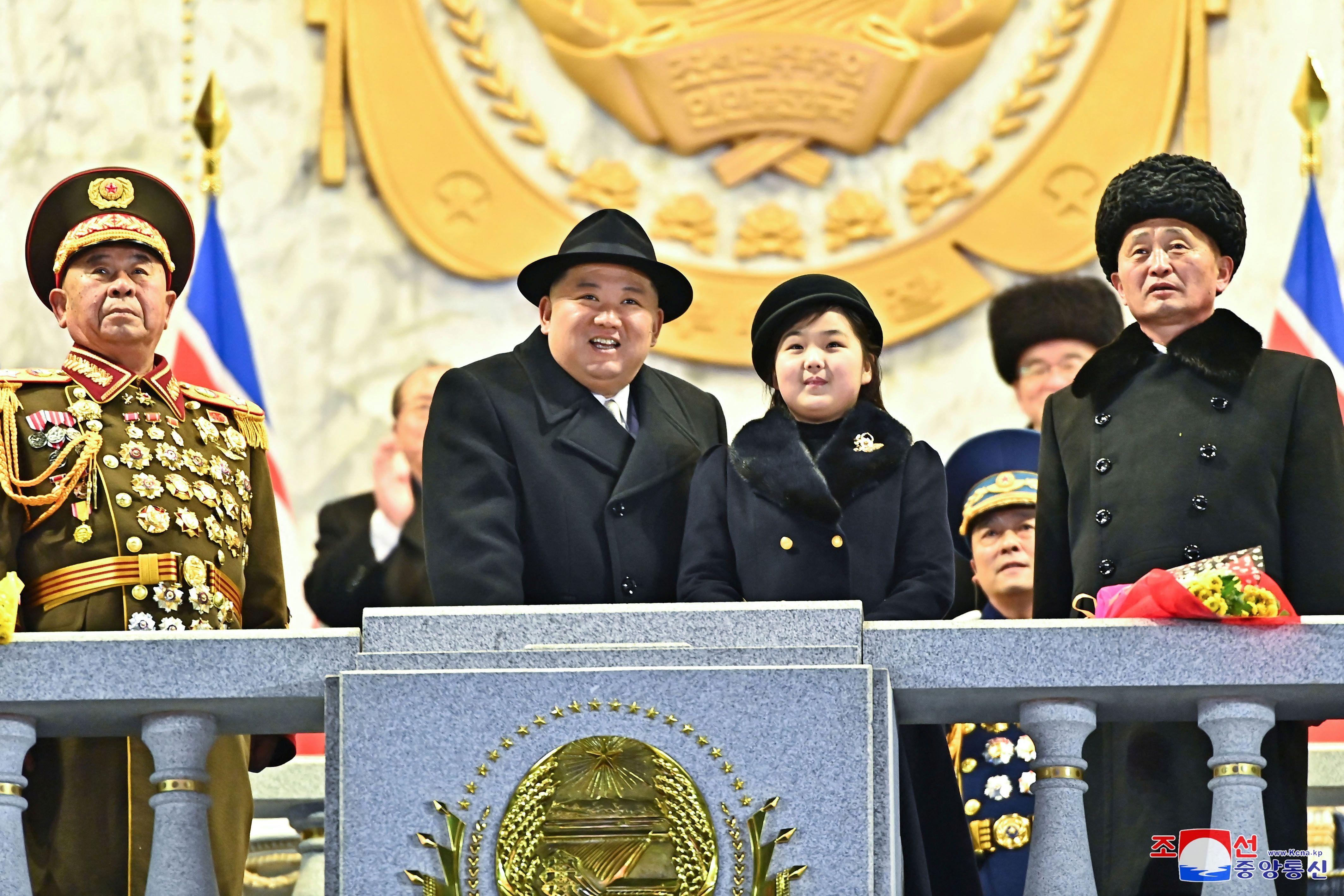 Kim Jong un y su hija