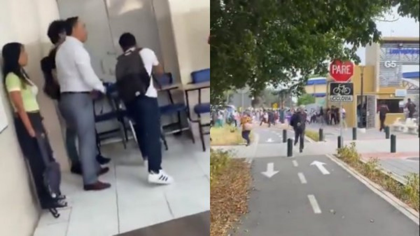 VIDEOS: Momentos de terror en Universidad de Guayaquil tras ingreso de banda criminal