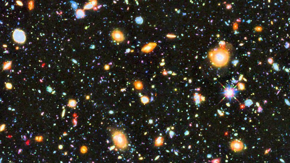 Imagen del universo tomada por el telescopio Hubble
