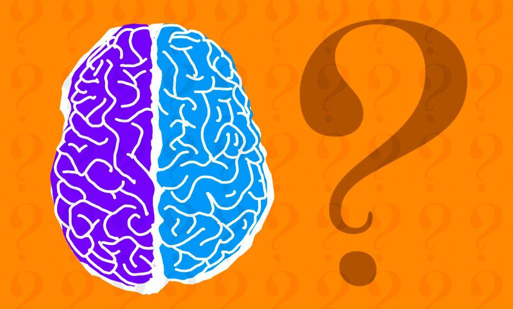 Cerebro y signo de interrogación