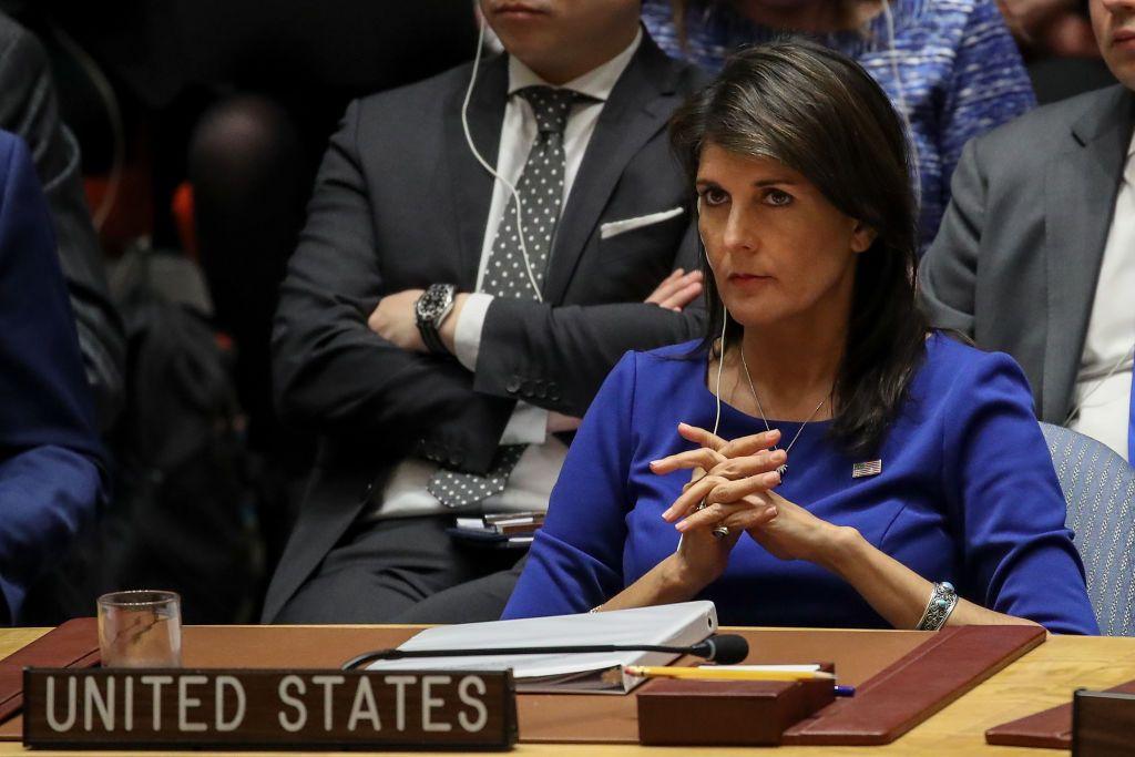 Nikki Haley en la ONU.