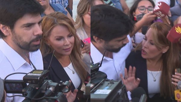 El incómodo momento de Cathy Barriga y Joaquin Lavín Jr. antes de ser formalizada