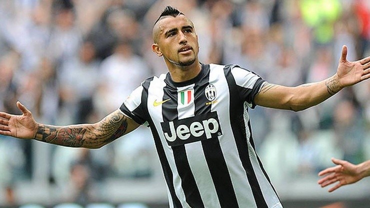 Arturo Vidal en la Juventus