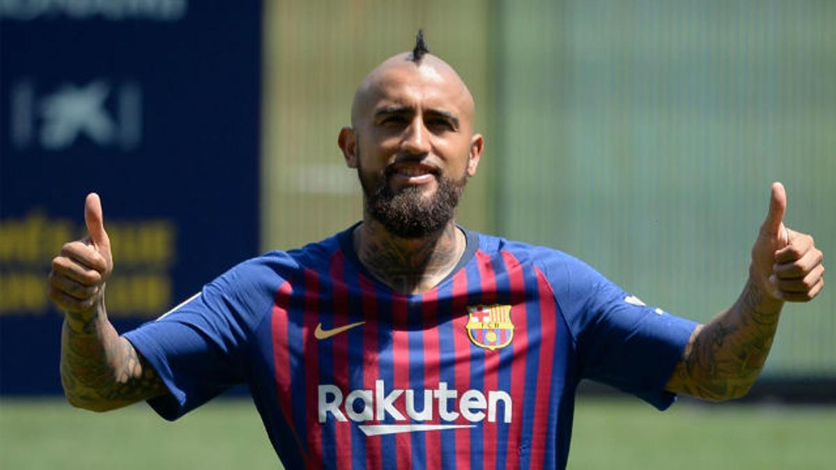 Arturo Vidal en el Barcelona