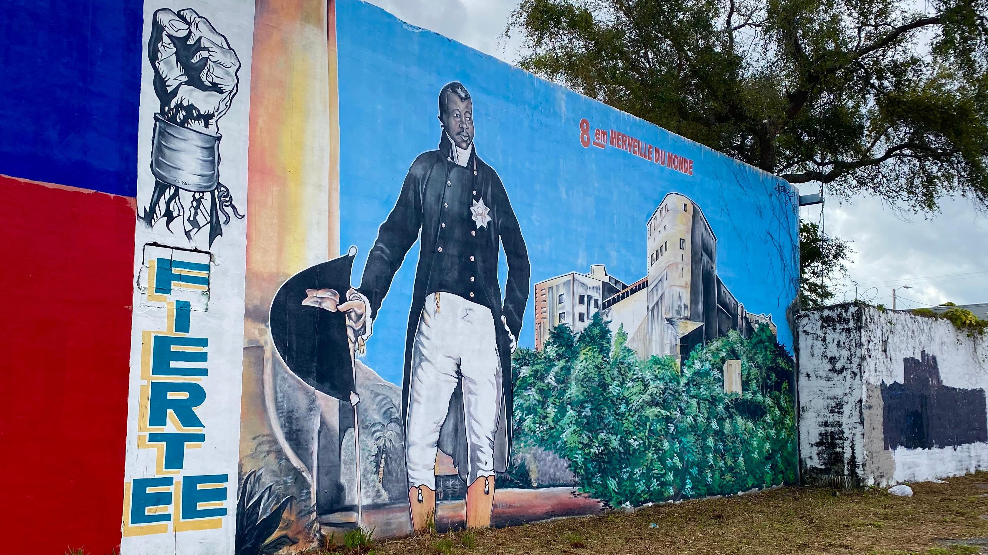 Mural en la Pequeña Haití.