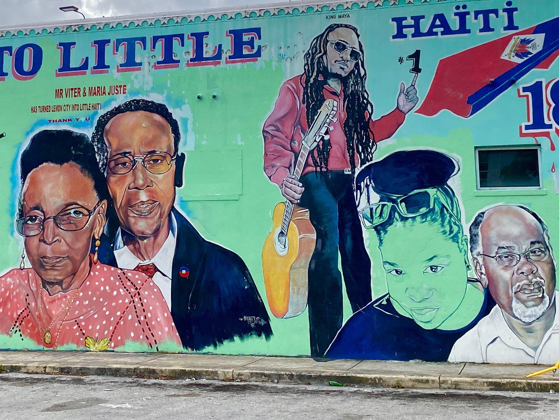 Mural en Little Haiti