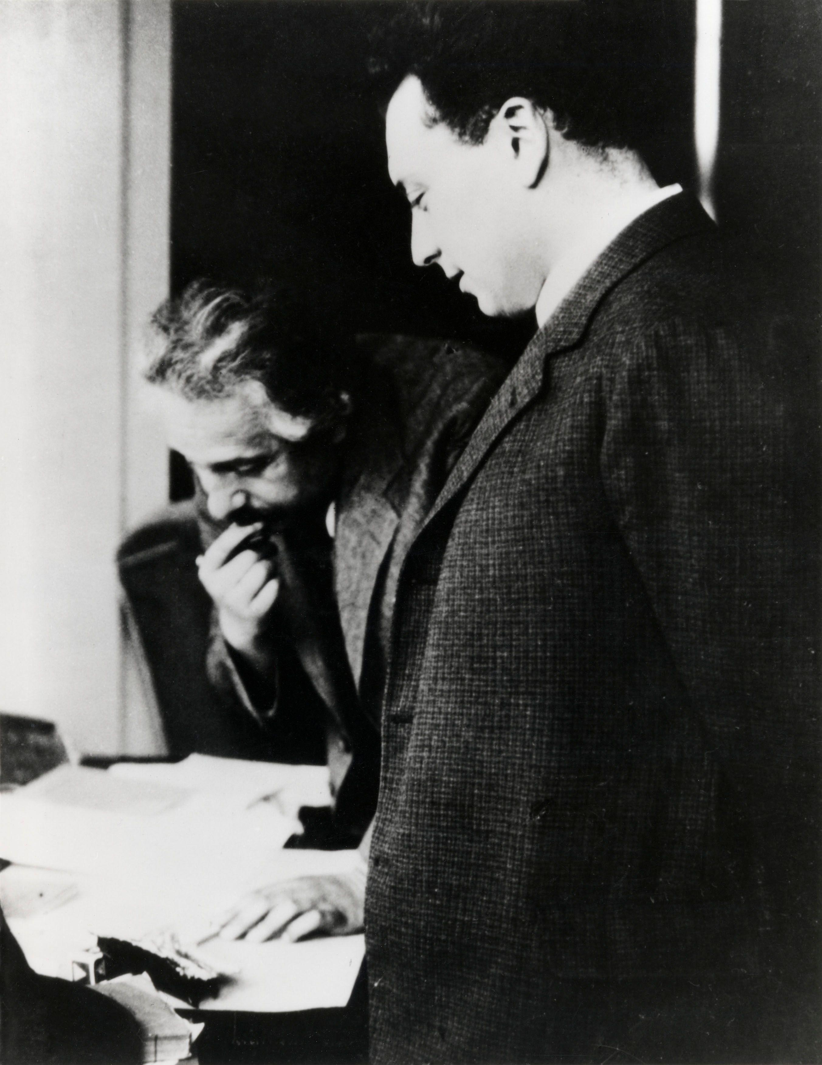 Albert Einstein y Wolfgang Pauli