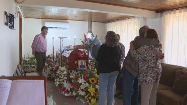 Velorio de agricultores asesinados