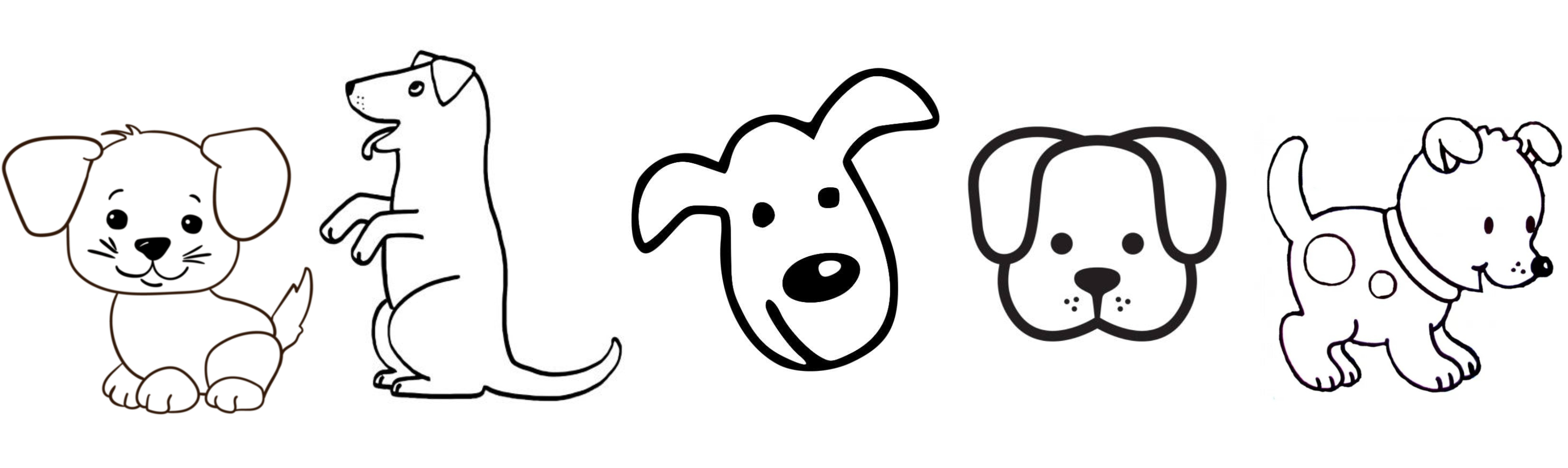 10 ideas de dibujos fáciles para hacer de perros