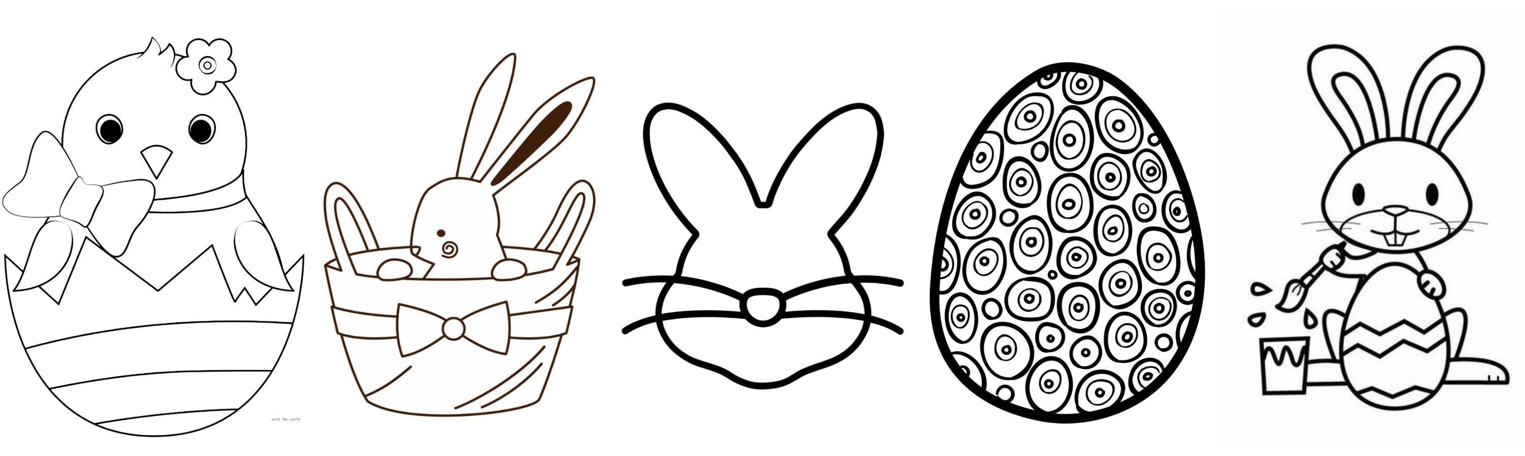 10 ideas de dibujos fáciles para hacer de Pascua