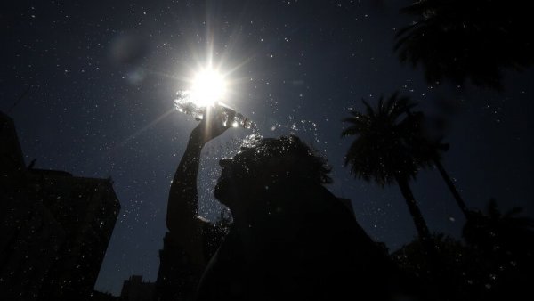 Ola de calor en Chile.