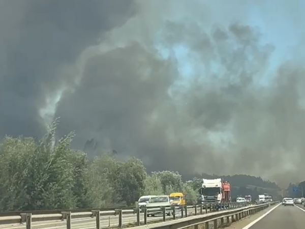 Incendio en la Ruta 68