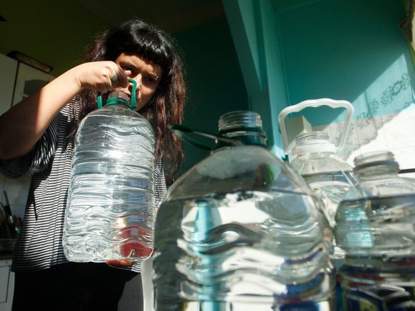 Centro de acopio de agua.