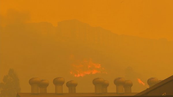 Incendio cerca de El Salto