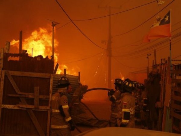 Nuevo balance regional tras incendio forestal en Viña del Mar