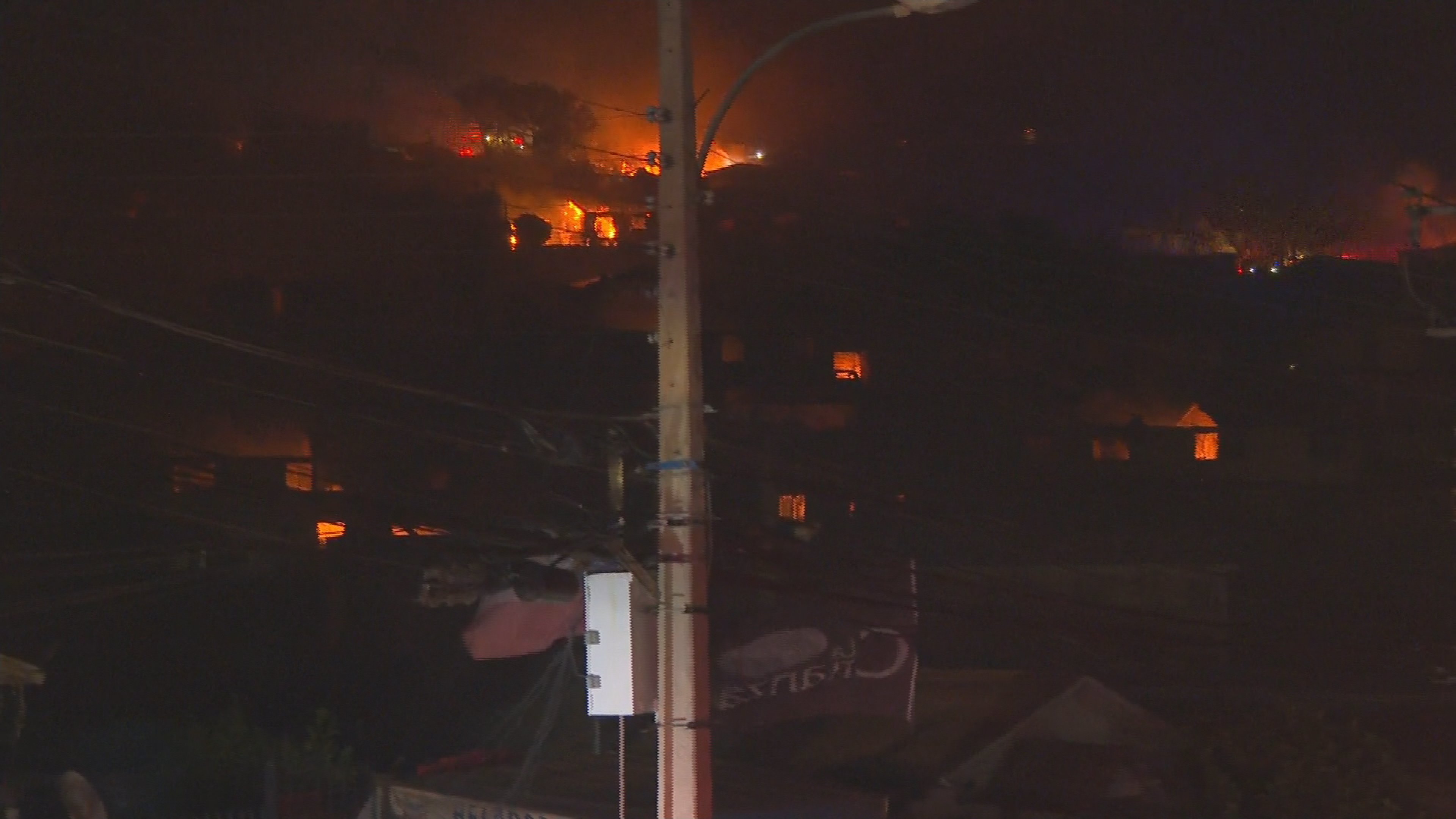 Incendio en El Olivar, Viña del Mar