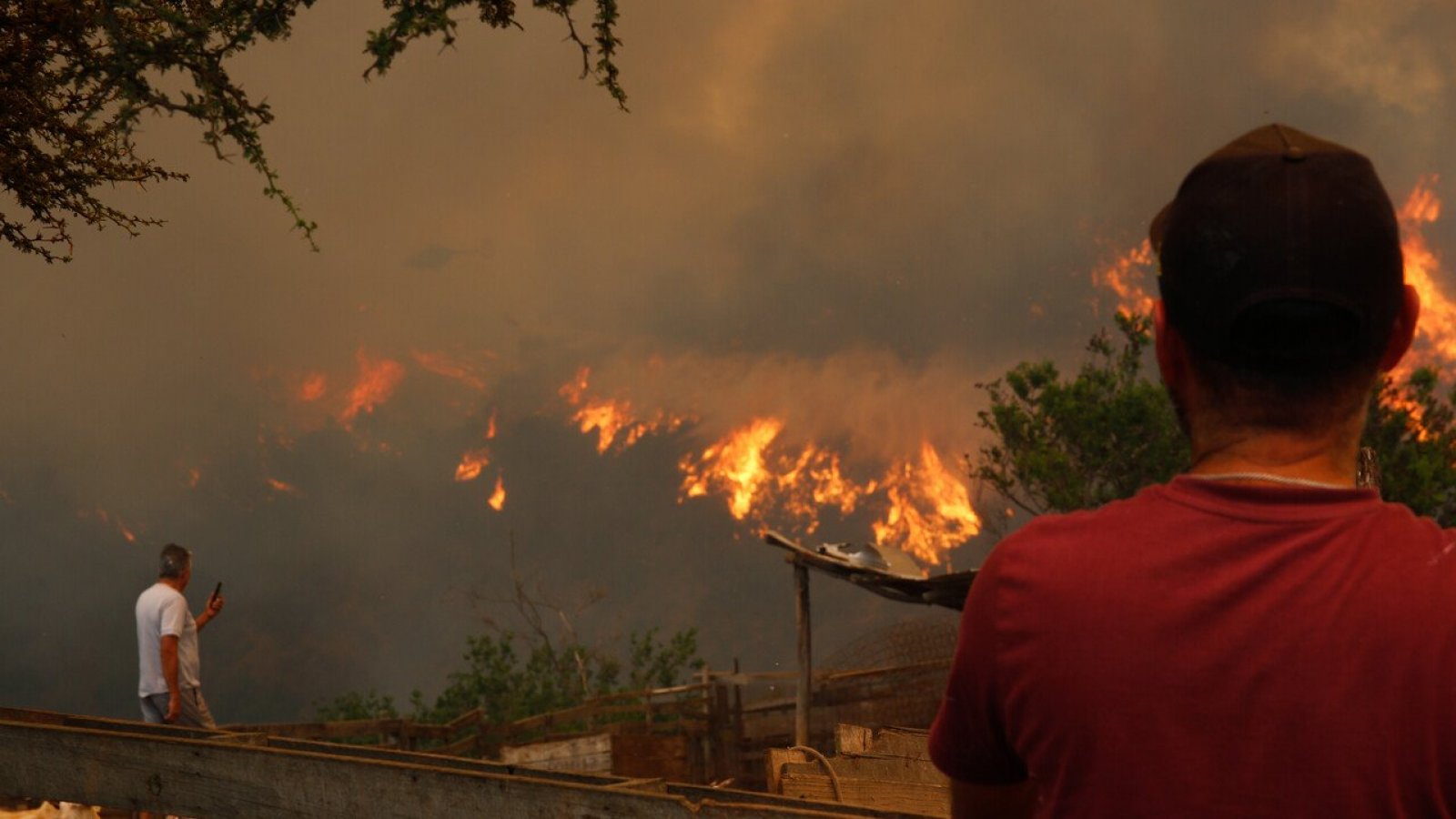 Incendios en la región de Valparaíso.