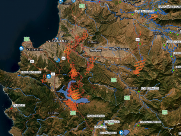 Mapa de incendios