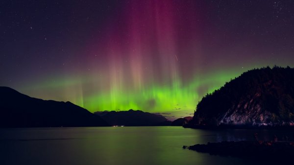 Auroras polares, auroras australes, Chile, 2024.