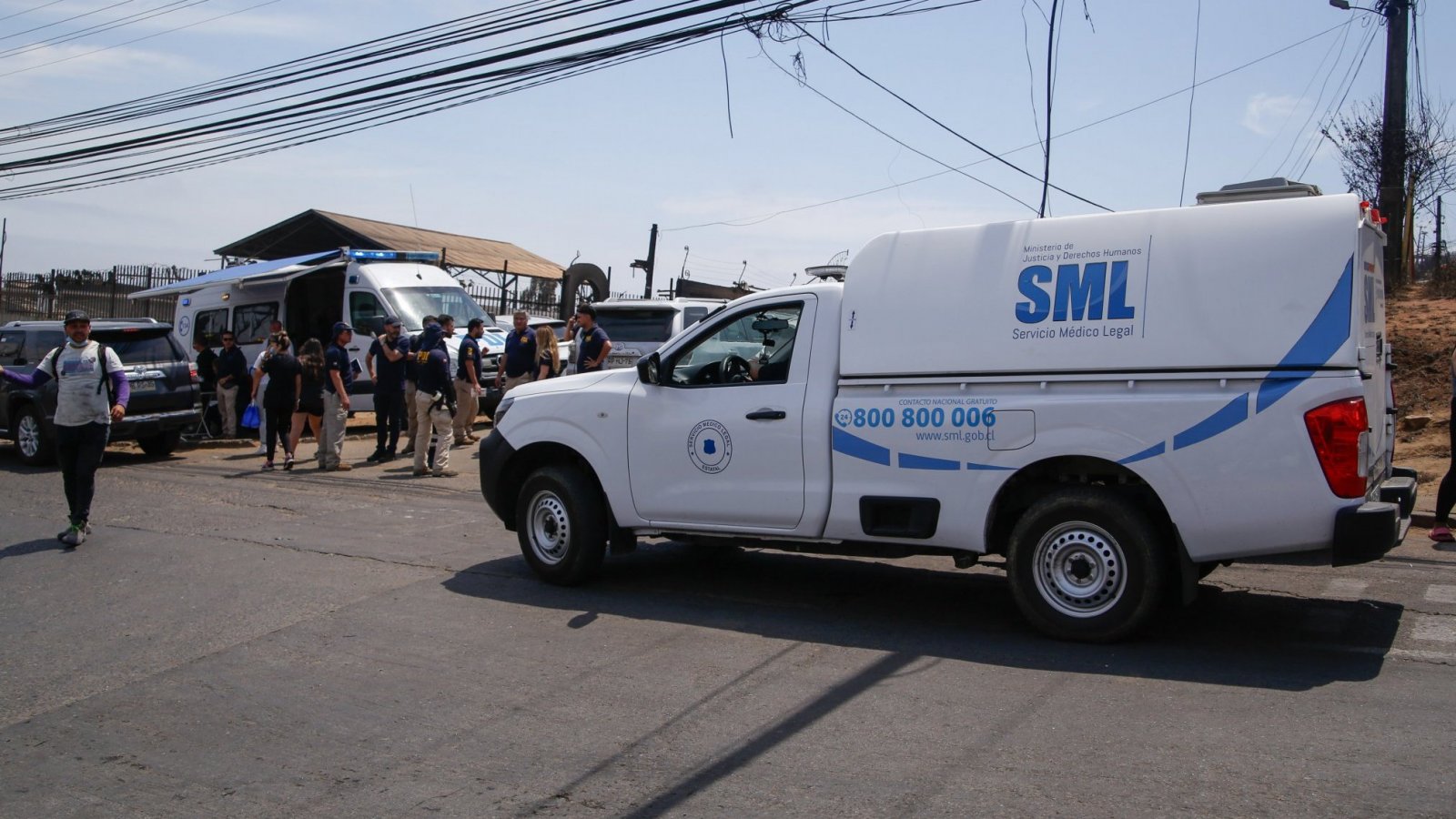 Servicio médico legal en incendios.