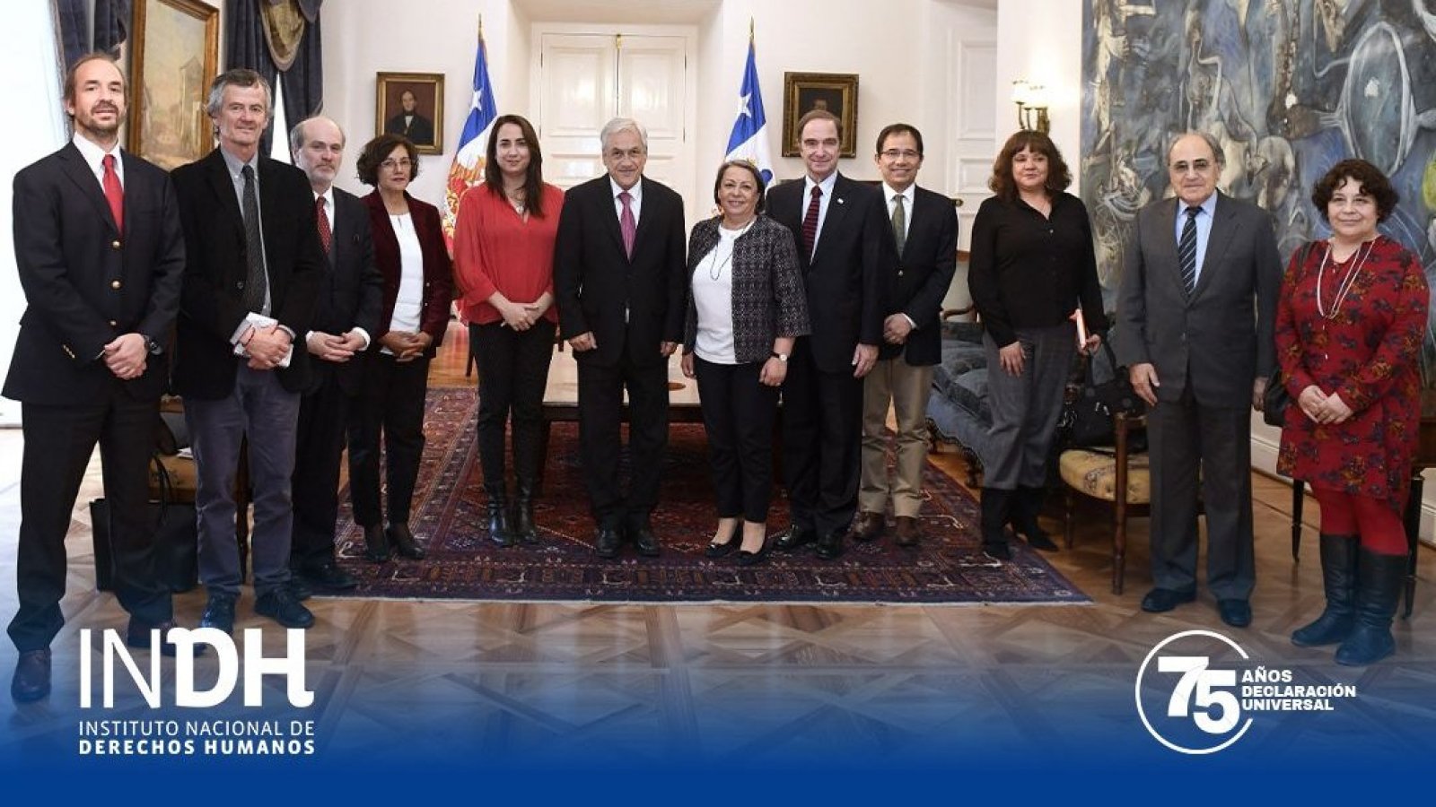 INDH reconoce labor de expresidente Piñera a la restauración de la democracia