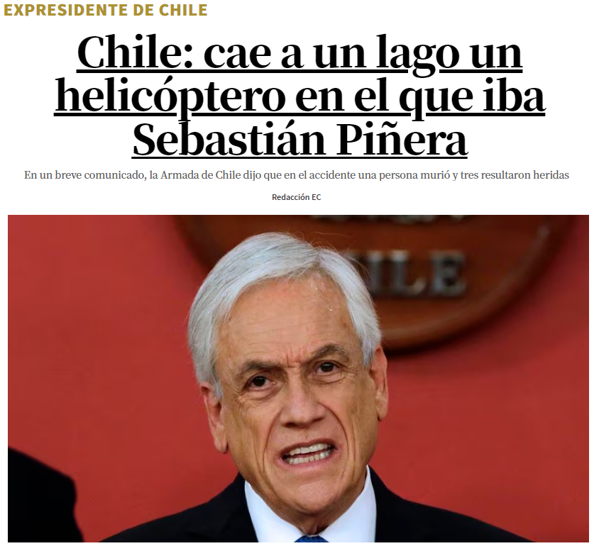ExPresidente Piñera.