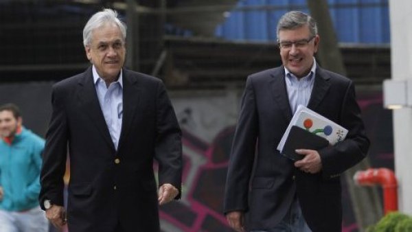 Sebastián Piñera y Joaquín Lavín