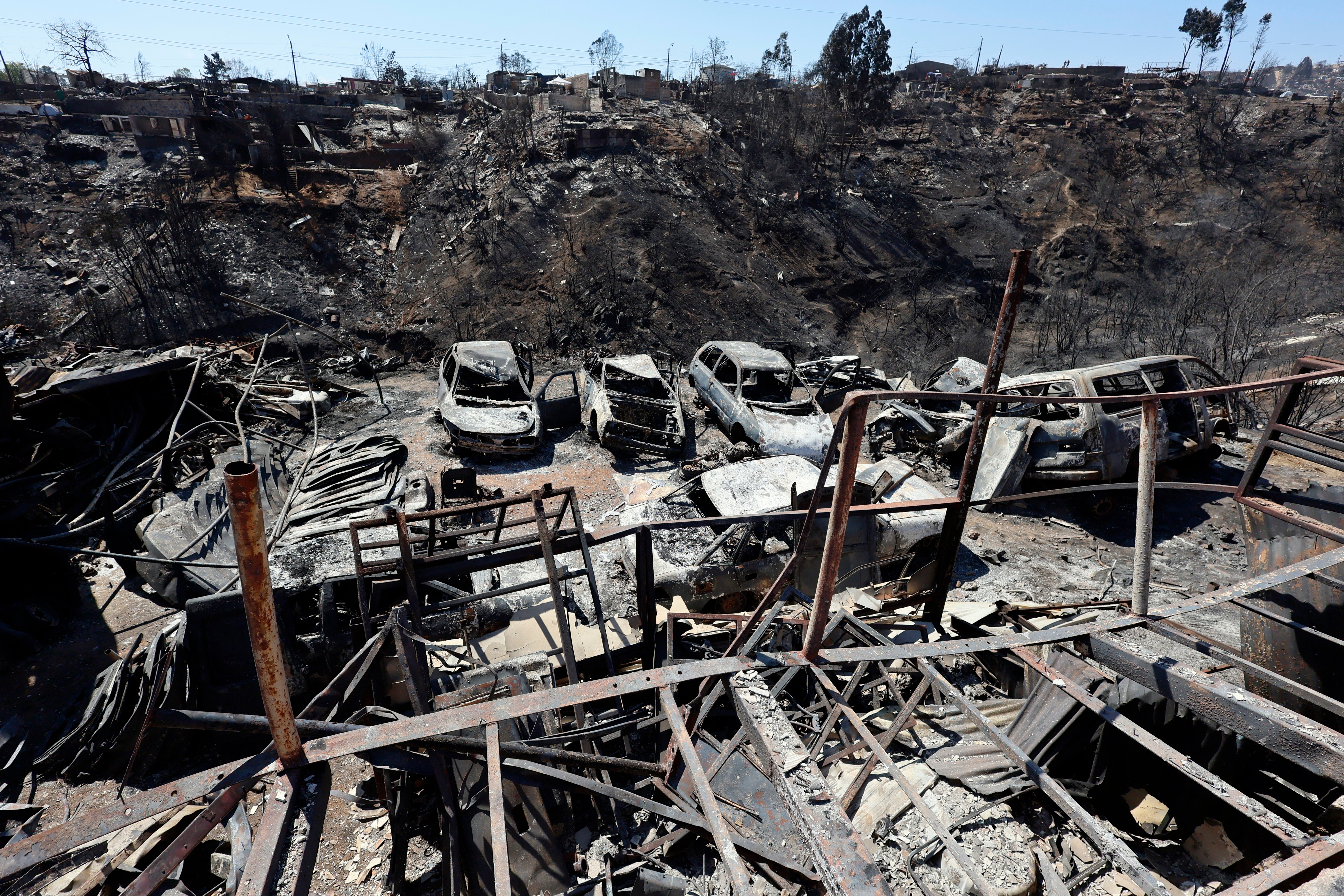 Incendios en Valparaíso Viña