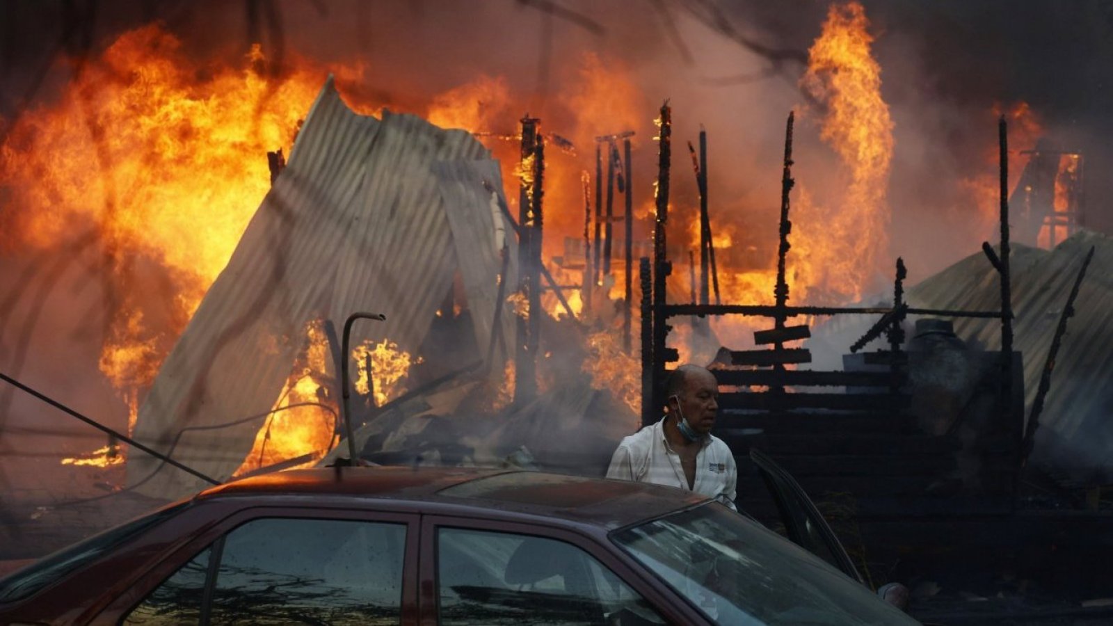 Incendios activos en la región de Valparaíso. Senapred