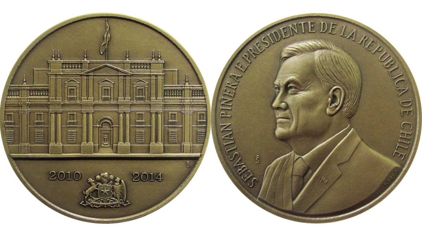 Medalla de Sebastián Piñera