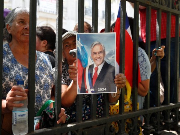 Velorio del expresidente Sebastián Piñera. Foto: Agencia Uno.