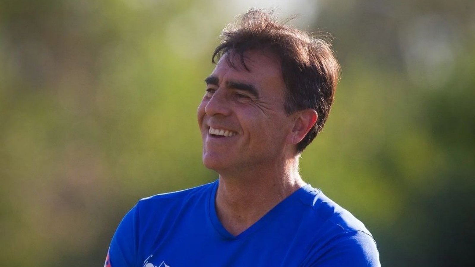 Gustavo Quinteros en entrenamiento de Vélez Sarsfield