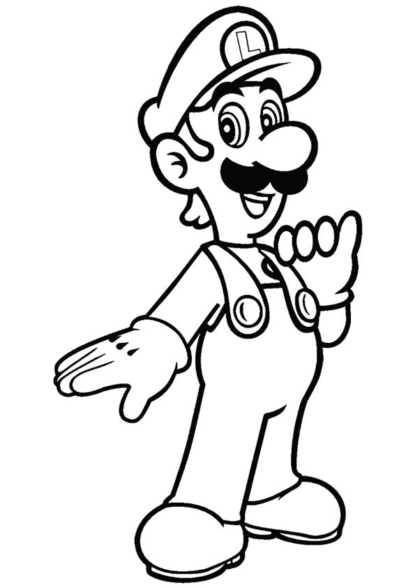 10 dibujos personajes de Mario Bros para colorear e imprimir