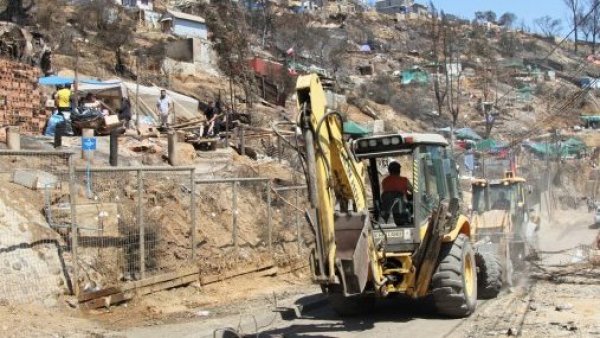 Reconstrucción tras incendios en Quilpué