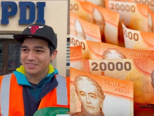 Recolector de basura halló bolso con $27 millones: llegó hasta la PDI y lo devolvió