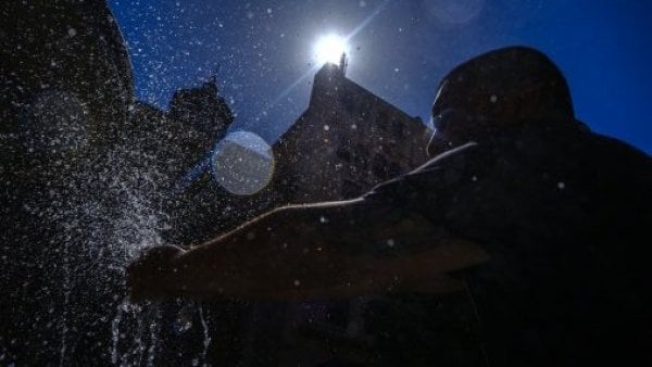 Altas temperaturas en zona central.