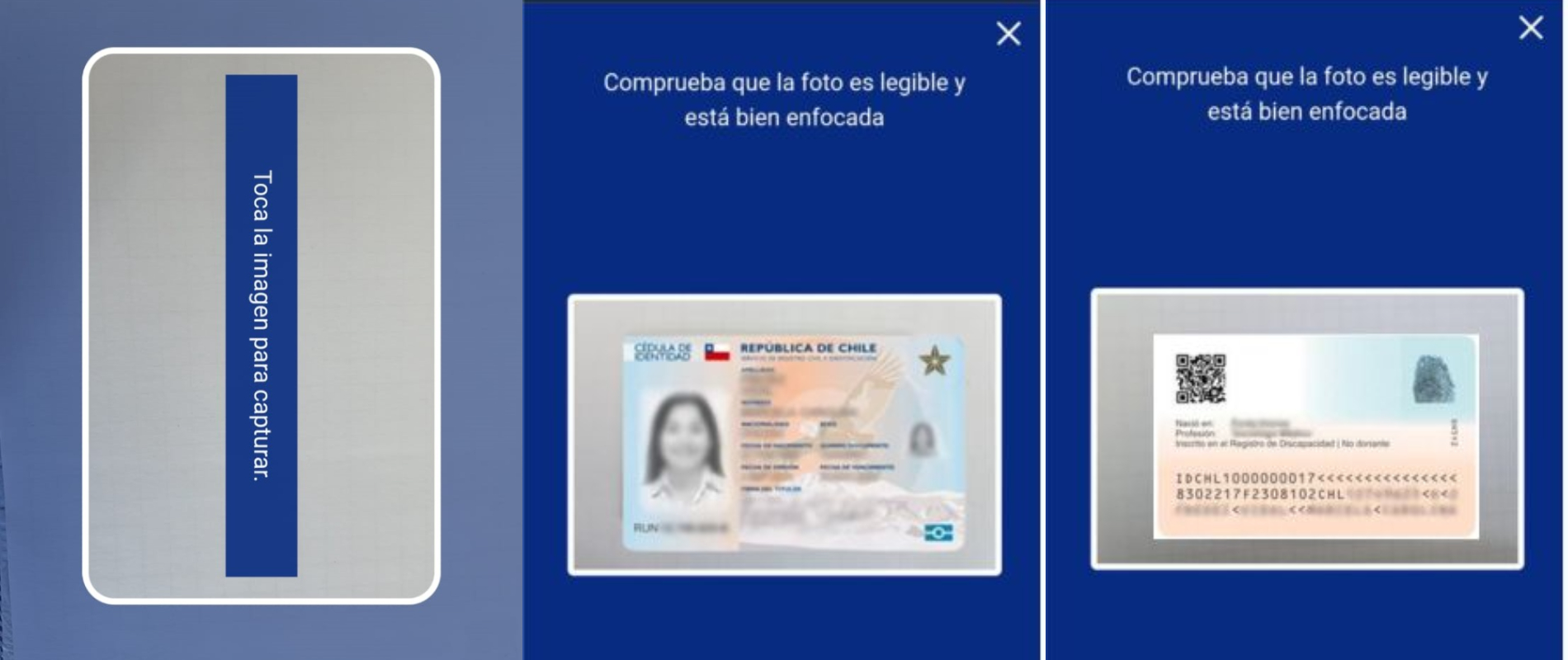 Fotografiar Cédula en Registro Nacional de Hinchas