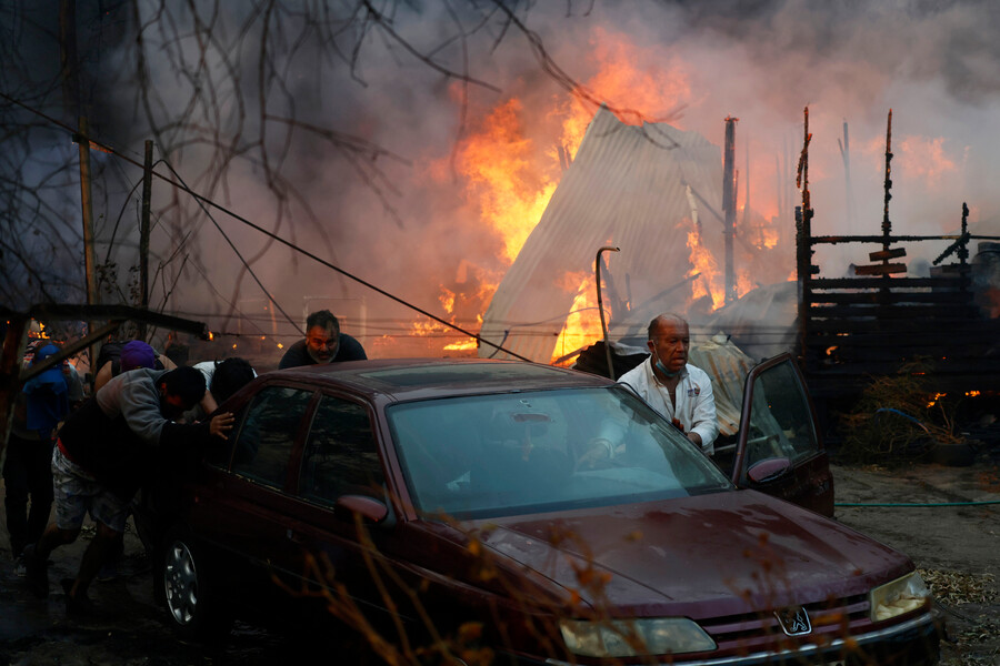 Incendios de Viña del Mar 2024. Foto: Aton.