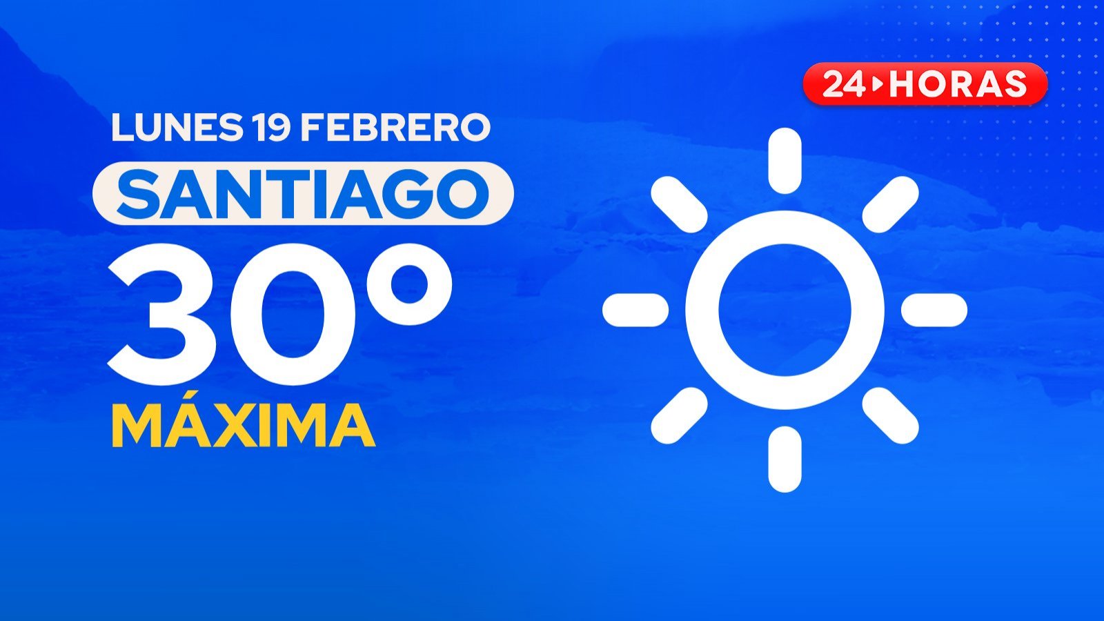 El tiempo en Santiago: lunes 19 de febrero 2024