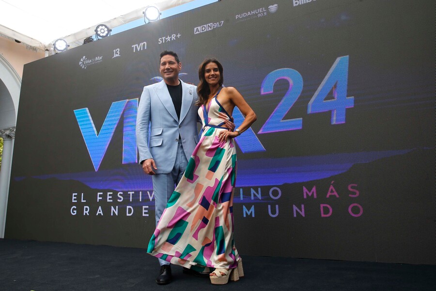 Francisco "Pancho" Saavedra y María Luisa Godoy. Festival de Viña 2024