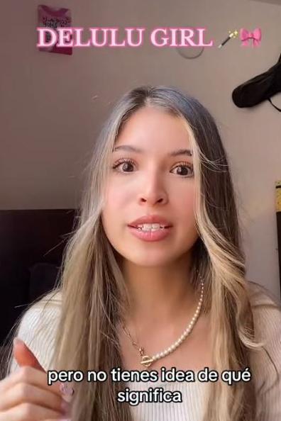 Mujer joven en TikTok