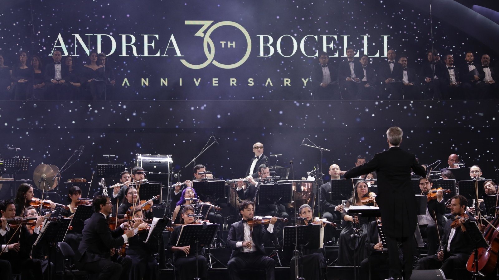Orquesta que acompañó a Andrea Bocelli en Viña 2024