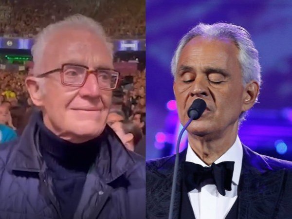 Pedro Carcuro y Andrea Bocelli