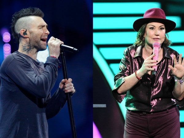 Javiera Contador y Maroon 5.