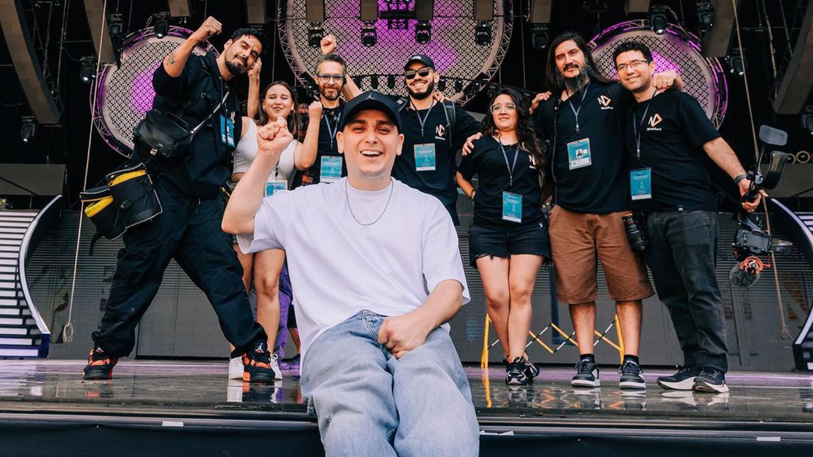 Lucho Miranda previo a su actuación en el Festival de Viña