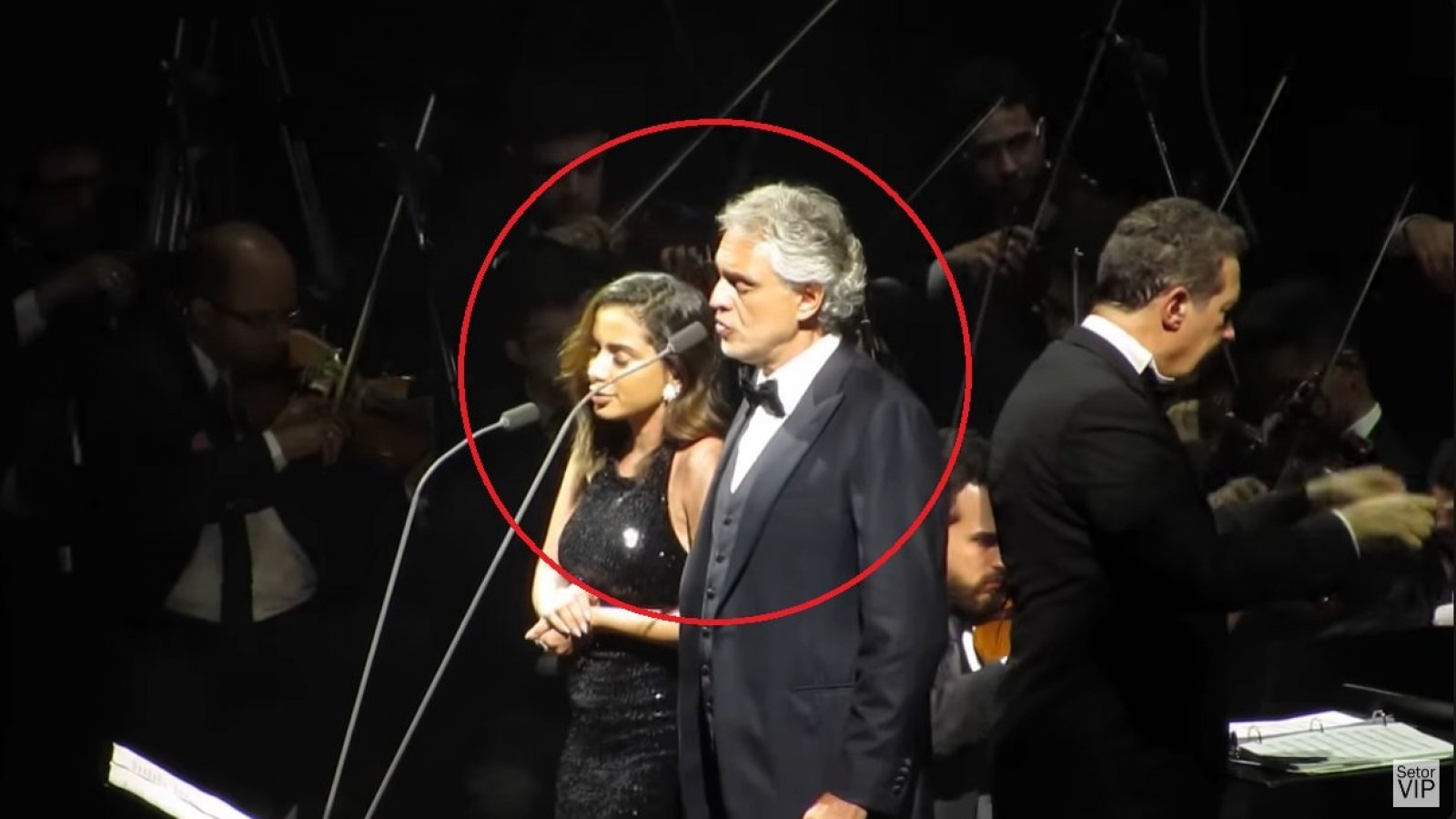 Anitta y Andrea Bocelli