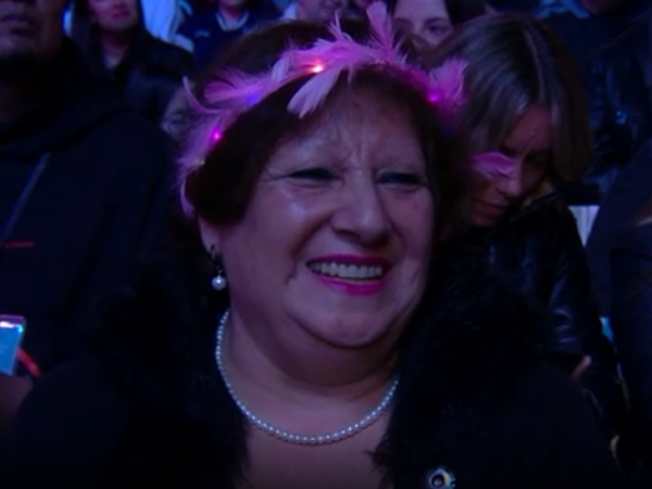 Álex Órtiz y su madre