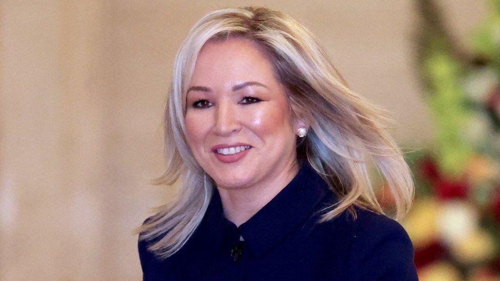 La ministra principal de  Irlanda del Norte, Michelle O’Neill